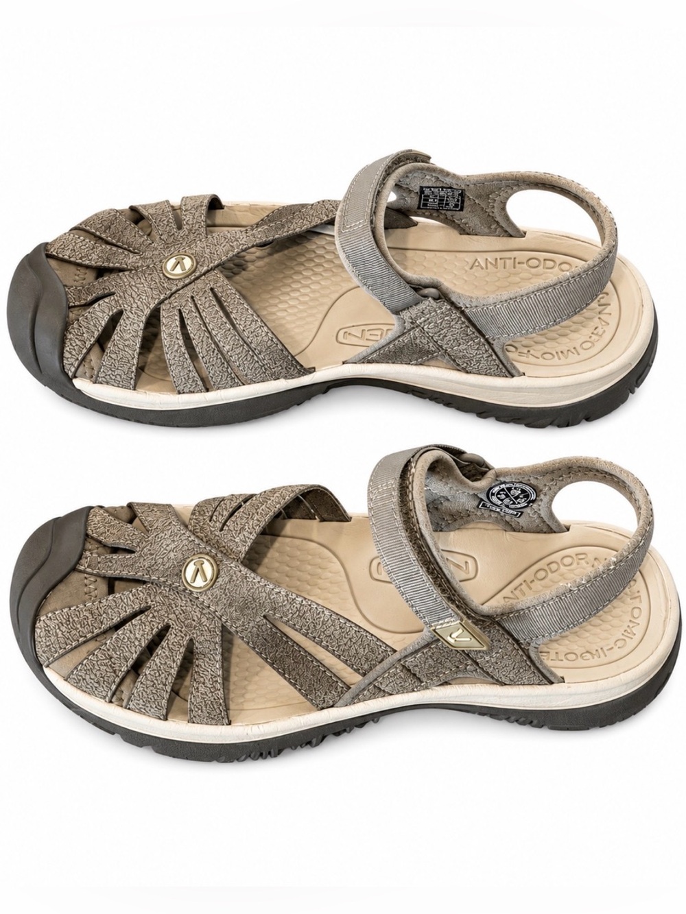 KEEN Women's Rose Sandal in Brindle/Shitake.